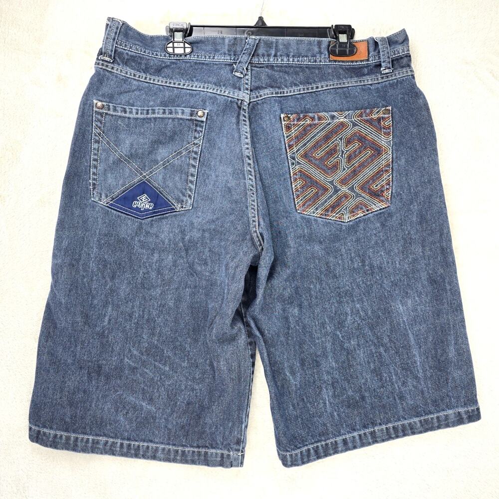 Vintage Enyce Baggy Shorts 38 Fits 37 Skater Y2K Denim Jorts Jean Hip Hop